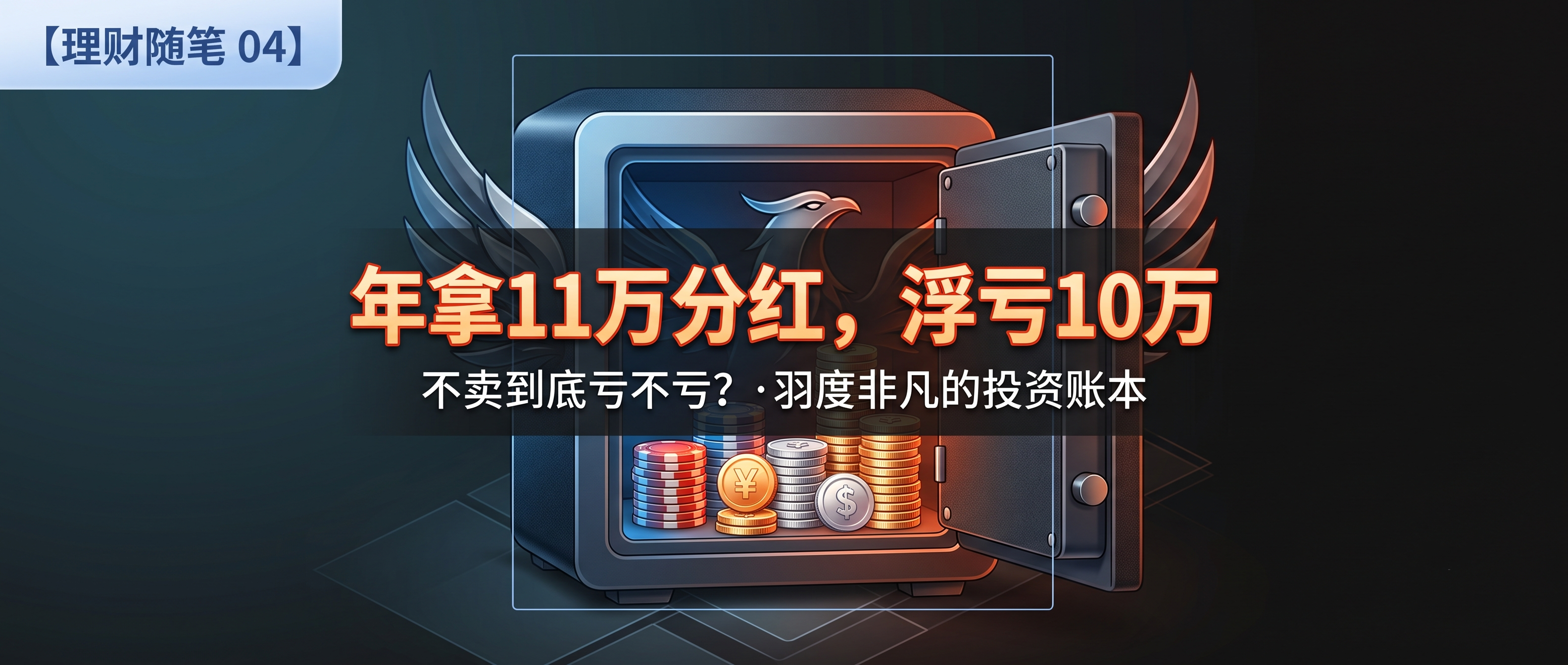200万买股票，一年分红11万，浮亏10万：不卖到底亏不亏？