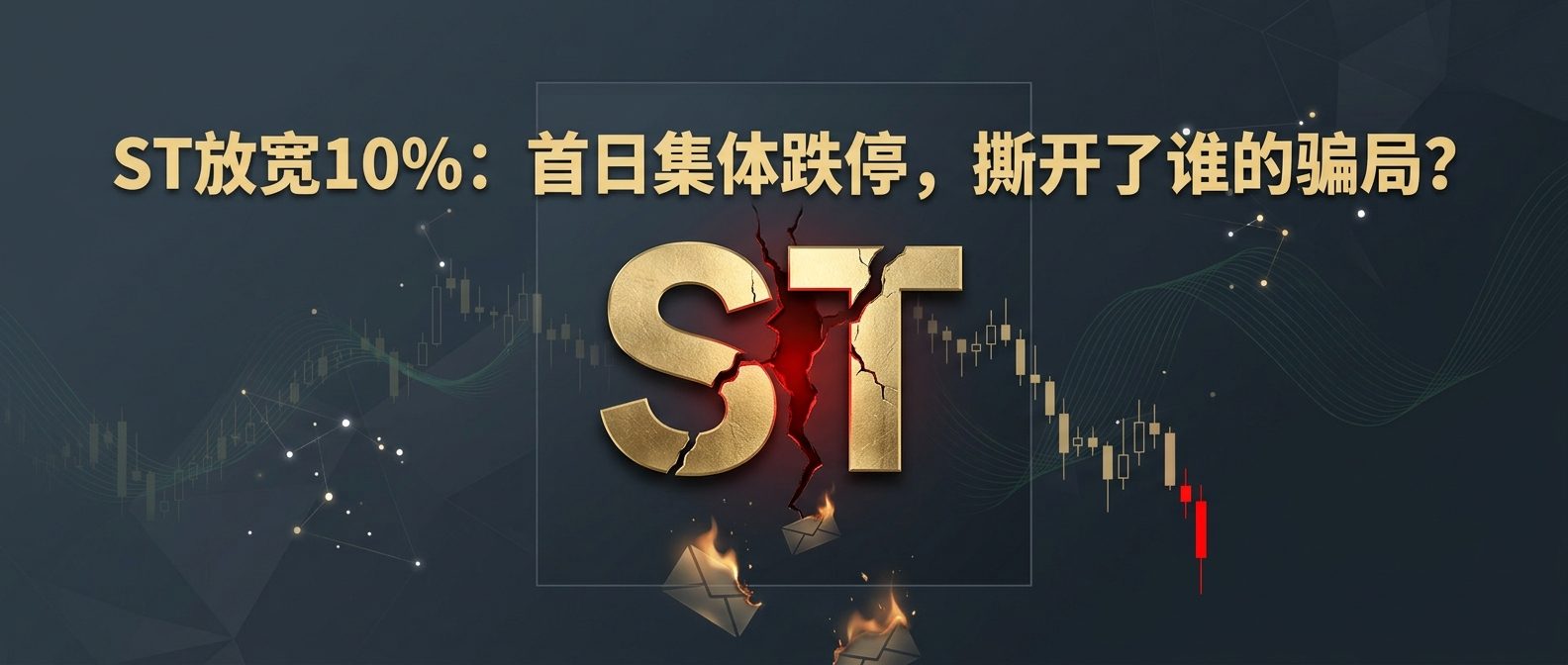 ST涨跌幅放宽至10%：那些首日集体跌停的股票，撕开了网络大V的什么骗局？