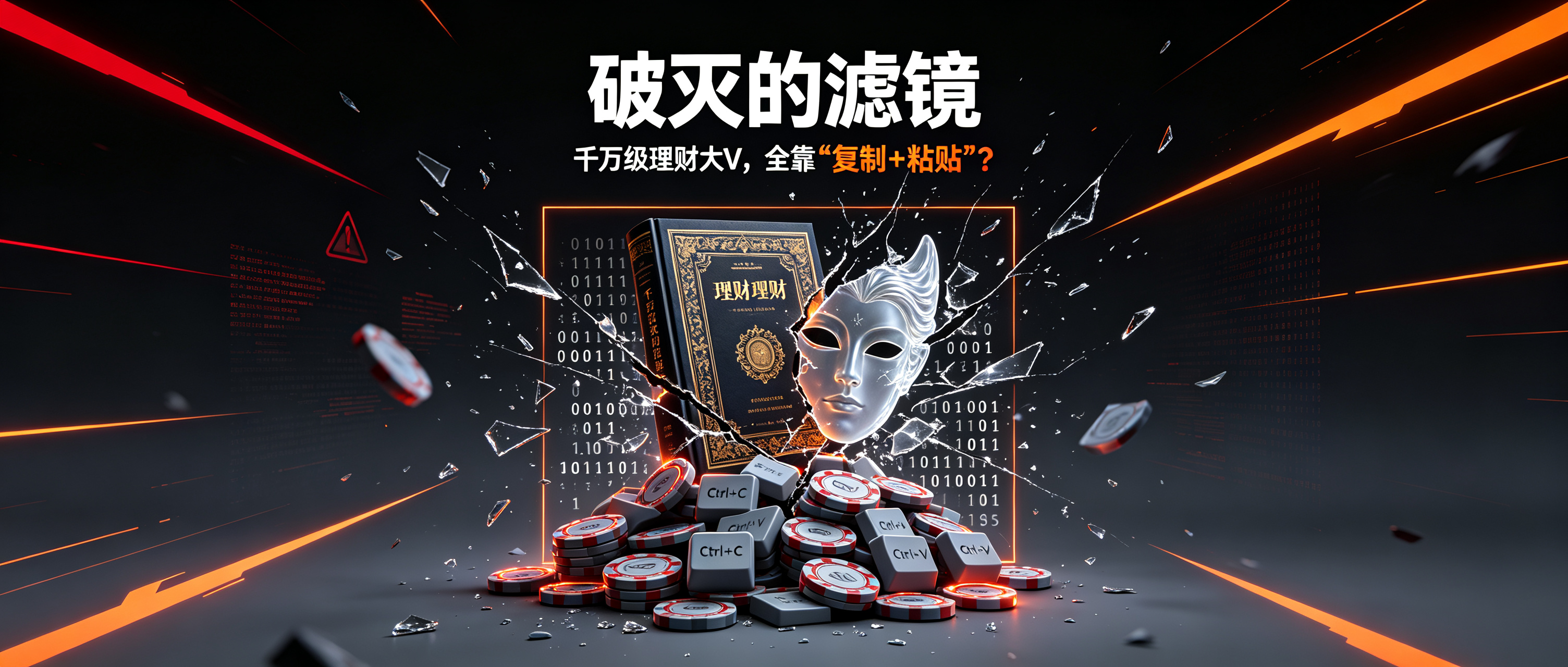 破灭的滤镜：千万级理财大V，全靠“复制+粘贴”？